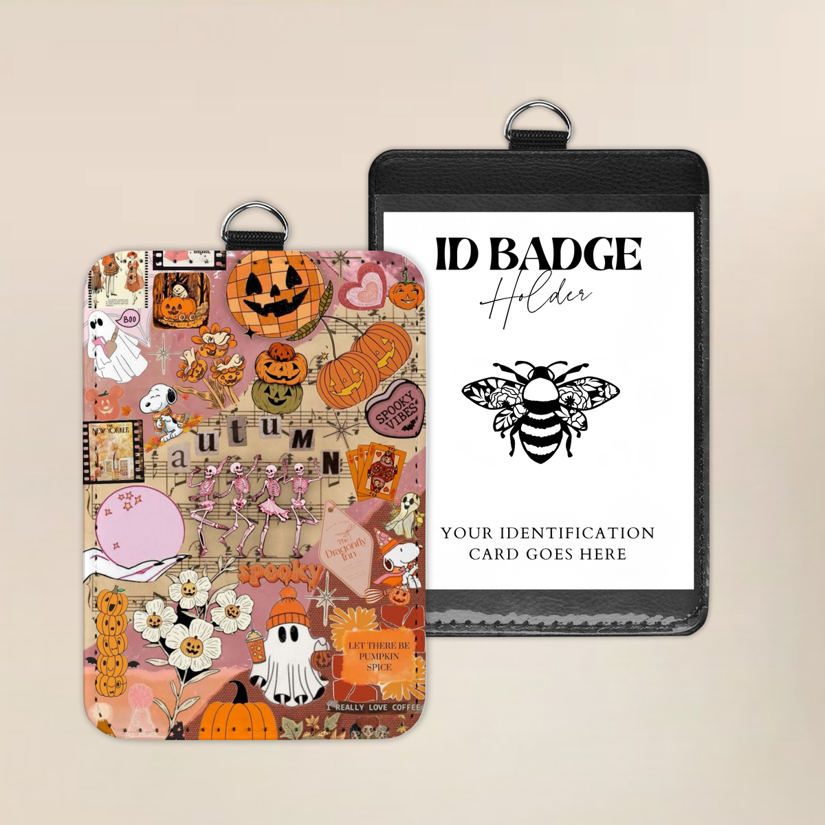 Spooky Season Scrapbook Badge Holder