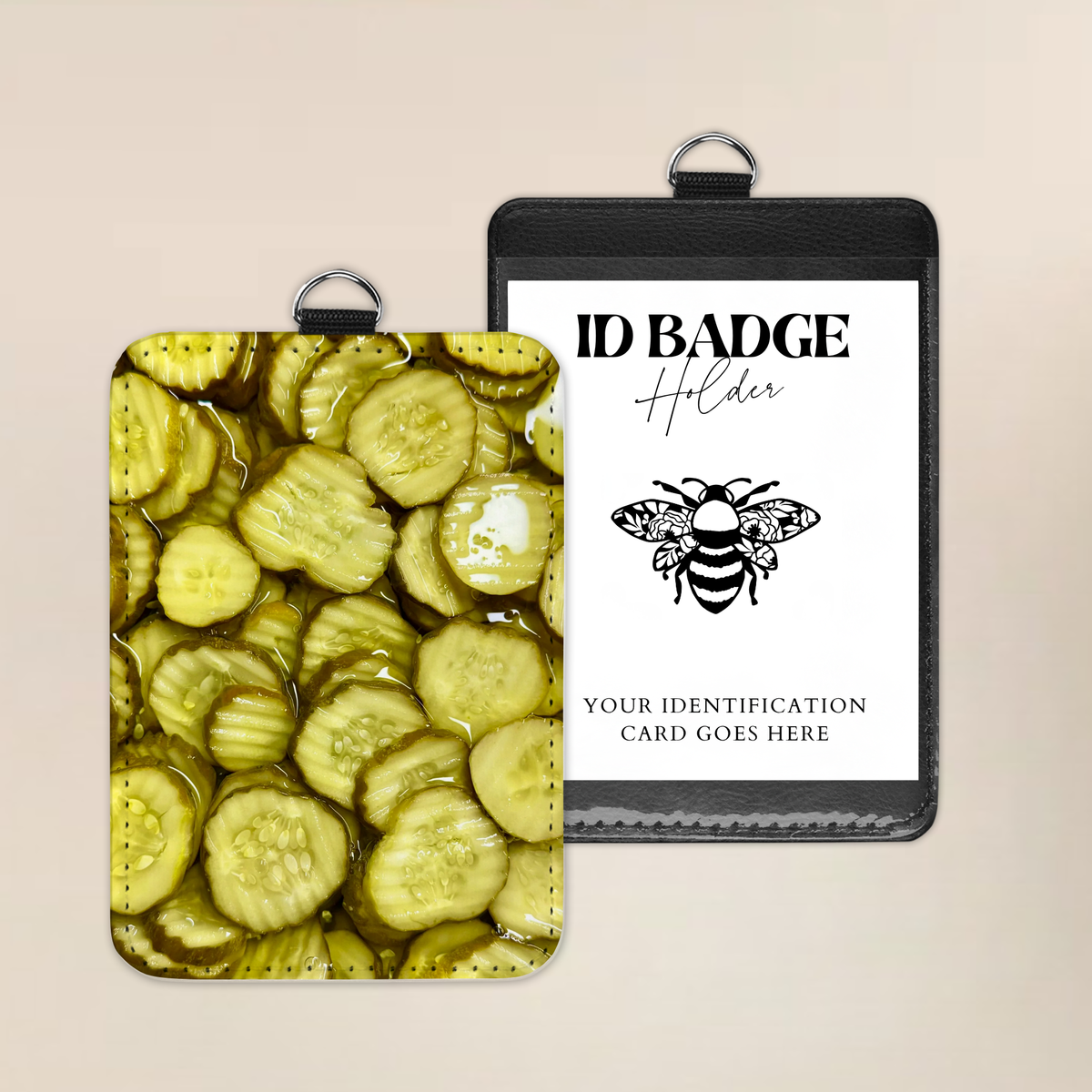 Pickle Chip Paradise Badge Holder