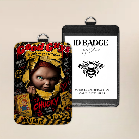 Playtime Is Over Badge Holder