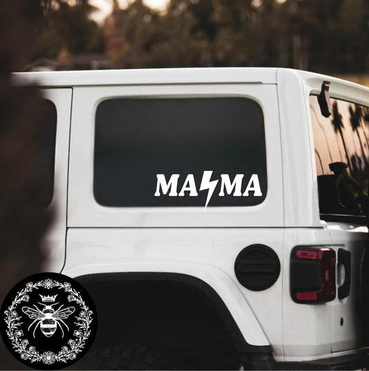 "MA (Lightning Bolt) MA" Decal