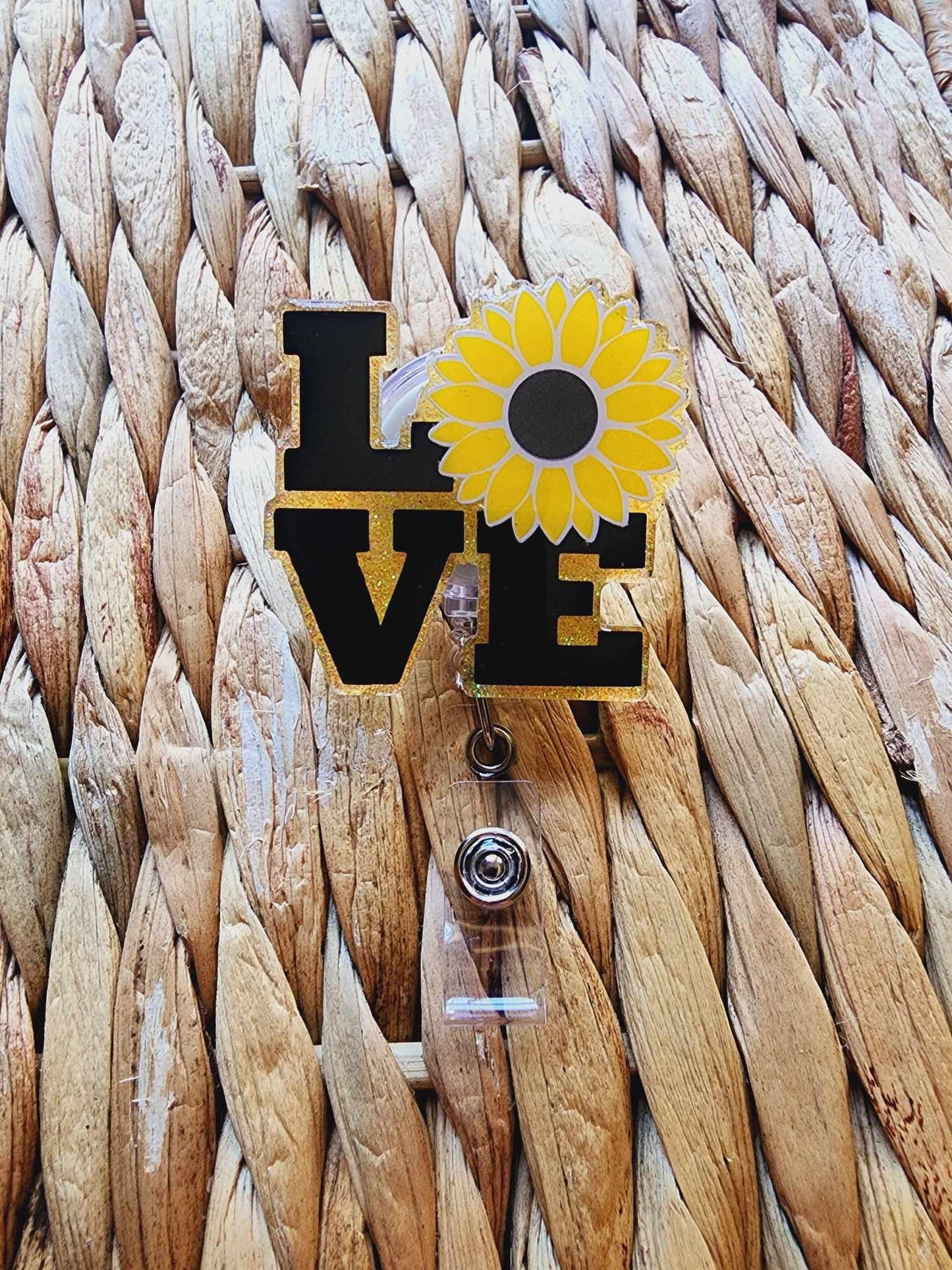 Sunflower Love Badge Reel