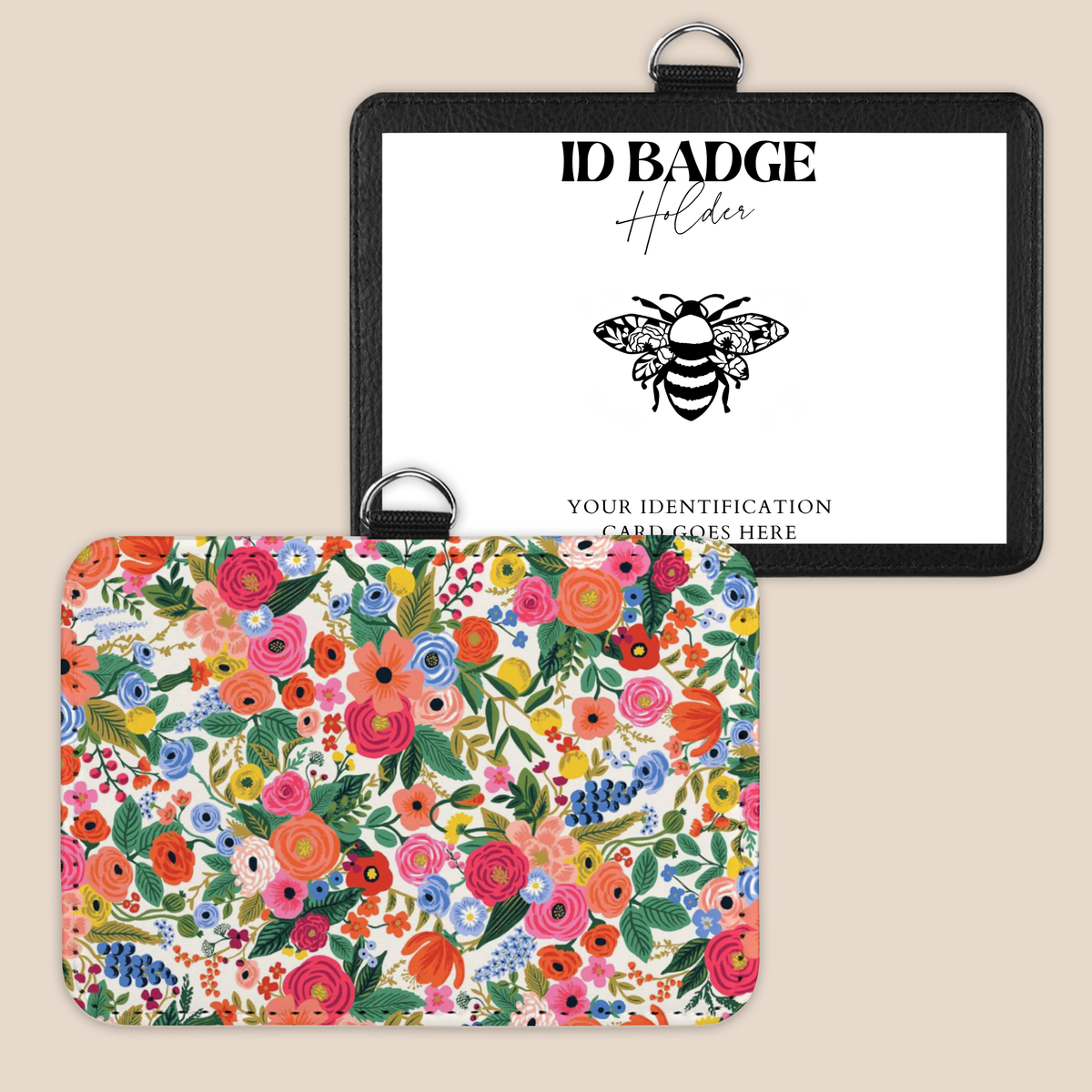 Sweet Summer Blooms Badge Holder