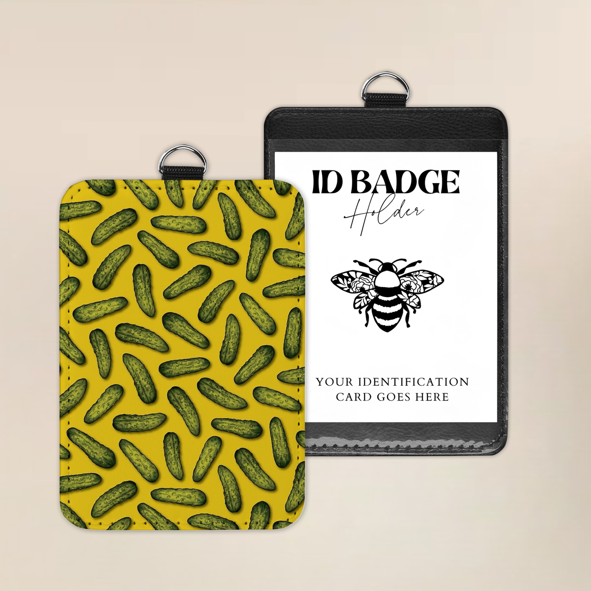 Dill-iciously Cute Badge Holder