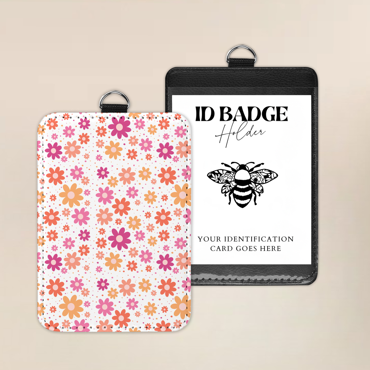 Groovy Daisy Days Badge Holder