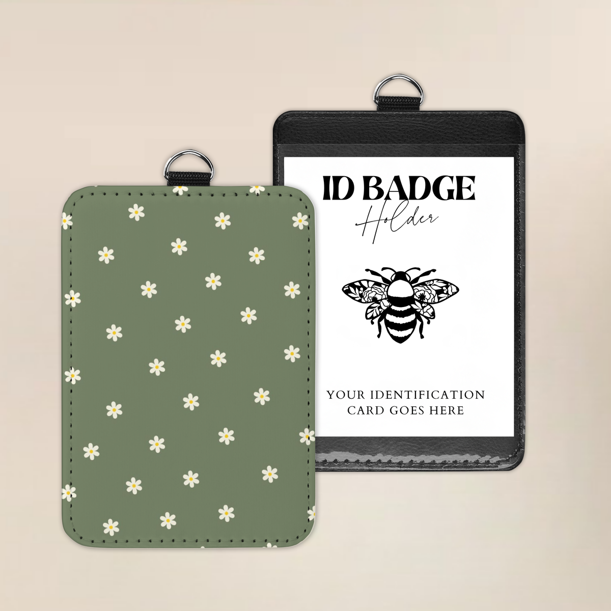 Little Miss Daisy Badge Holder