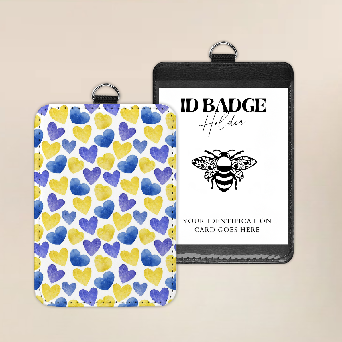 Color Me Loved Badge Holder