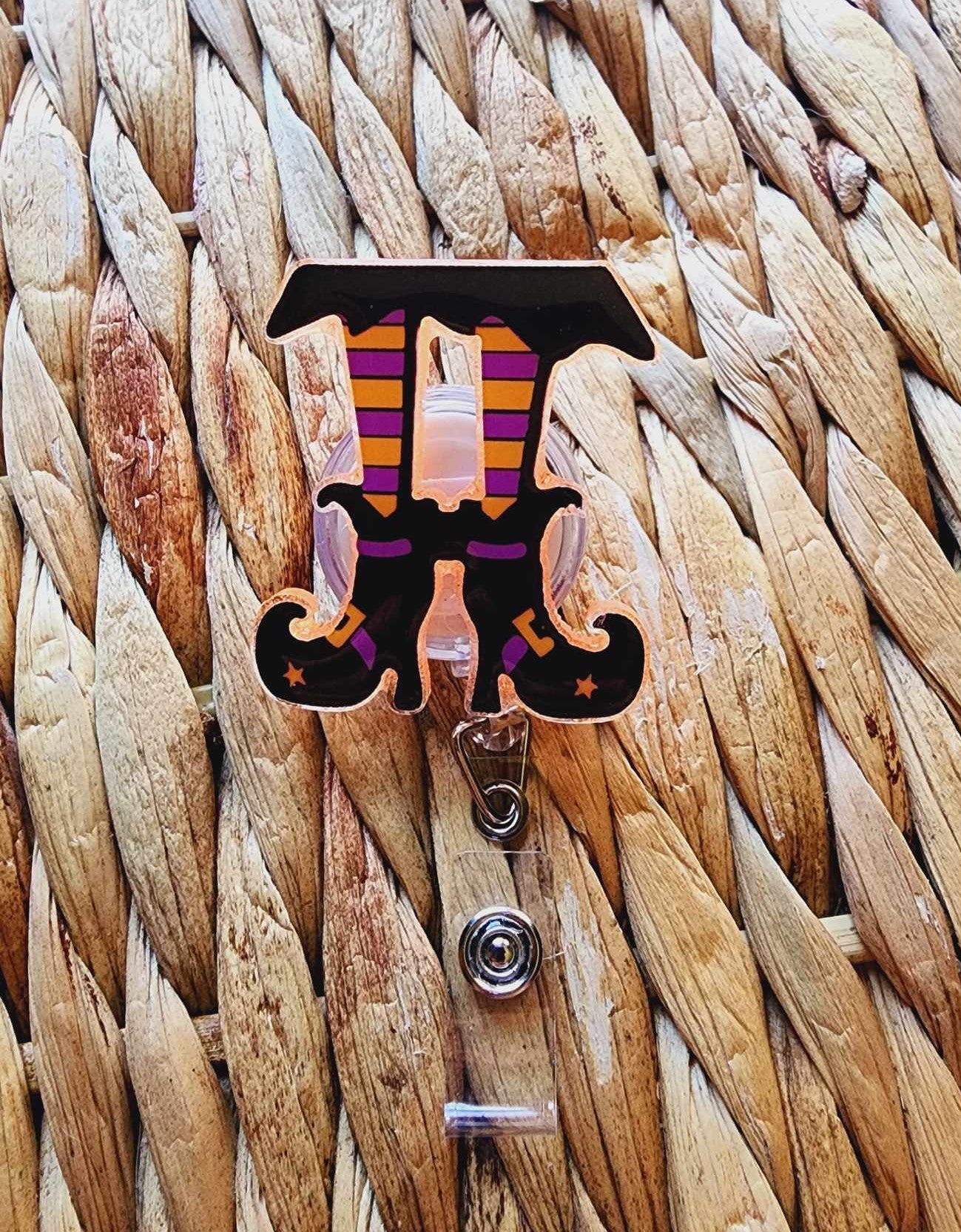 Witch Shoes Badge Reel