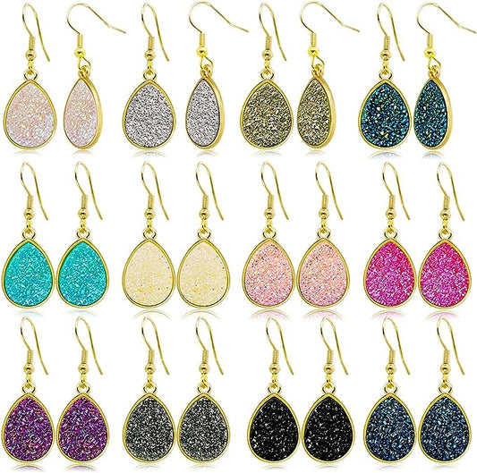 Druzy Gemstone Earrings