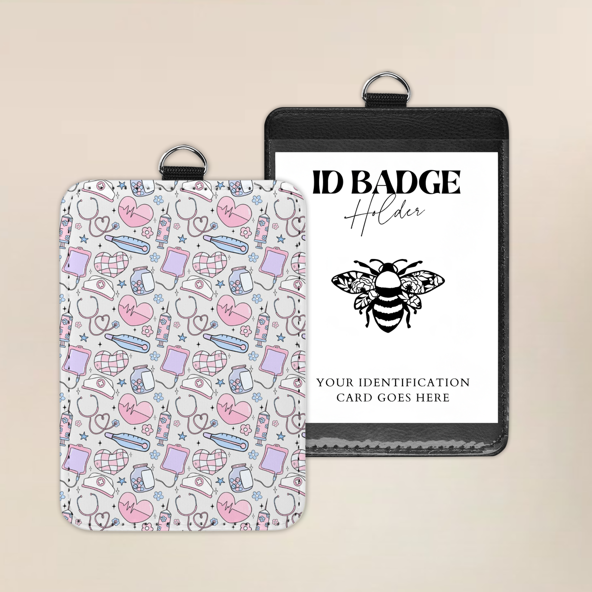 Scrubs & Sweethearts Badge Holder