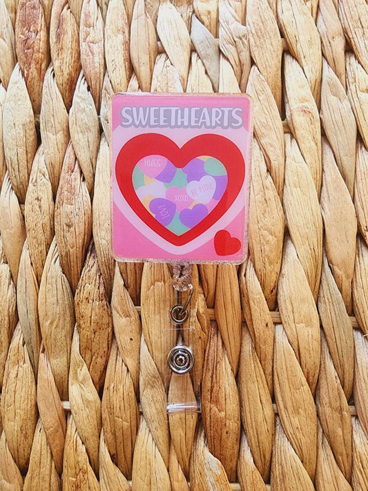 Sweethearts Candy Messages Badge Reel