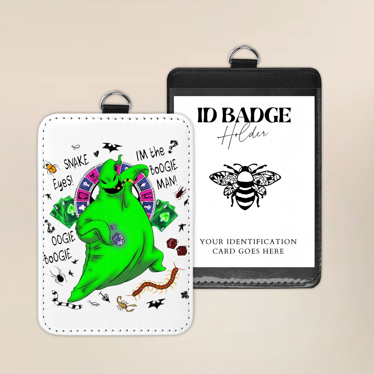 Roll The Dice Badge Holder