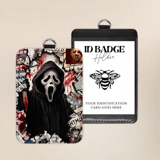 The Scream Scene Badge Holder