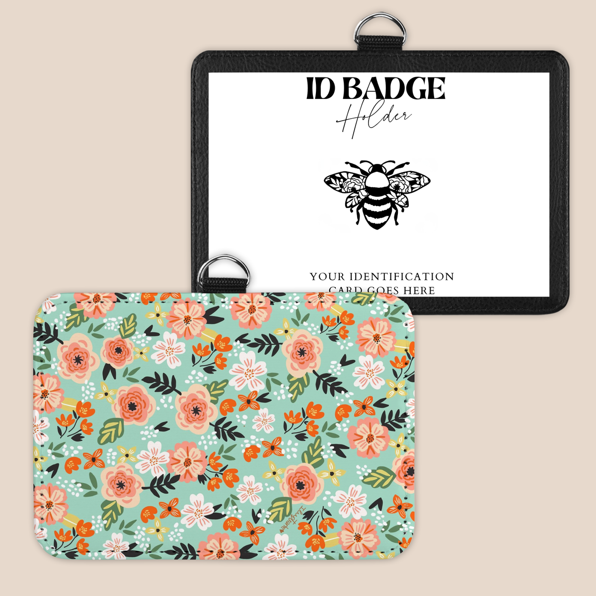 Flower Power Badge Holder