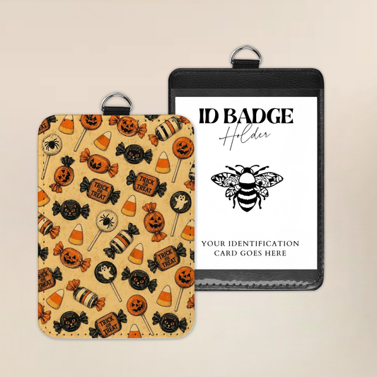 Spooky Sweet Halloween Badge Holder