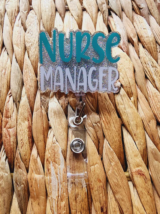 Nurse Manager Badge Reel