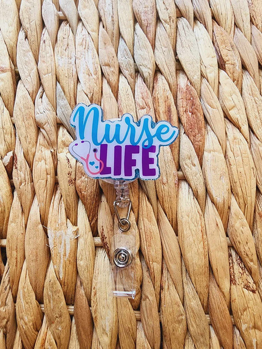 Nurse Life Badge Reel