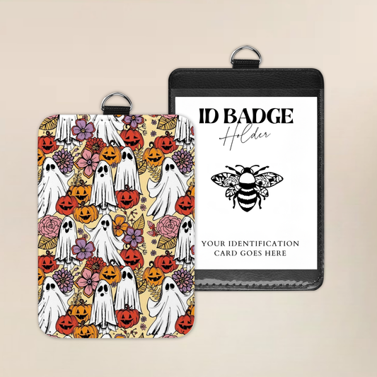 Boo-tiful Blooms Badge Holder