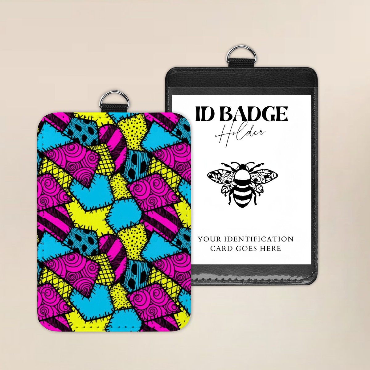 Patchwork Princess Badge Holder