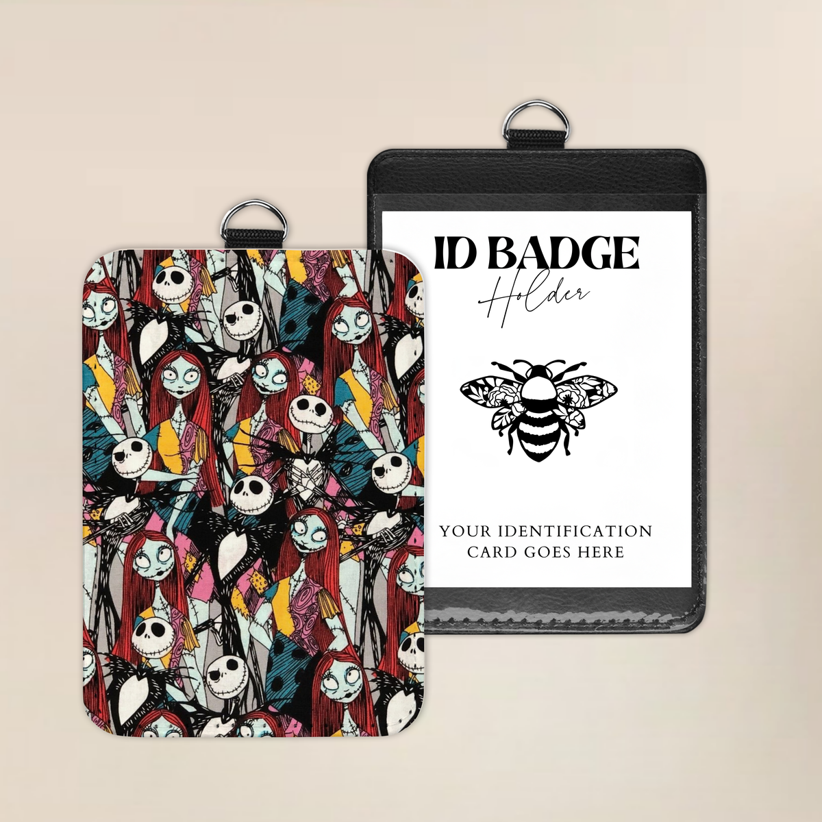 Spooky Soulmates Badge Holder