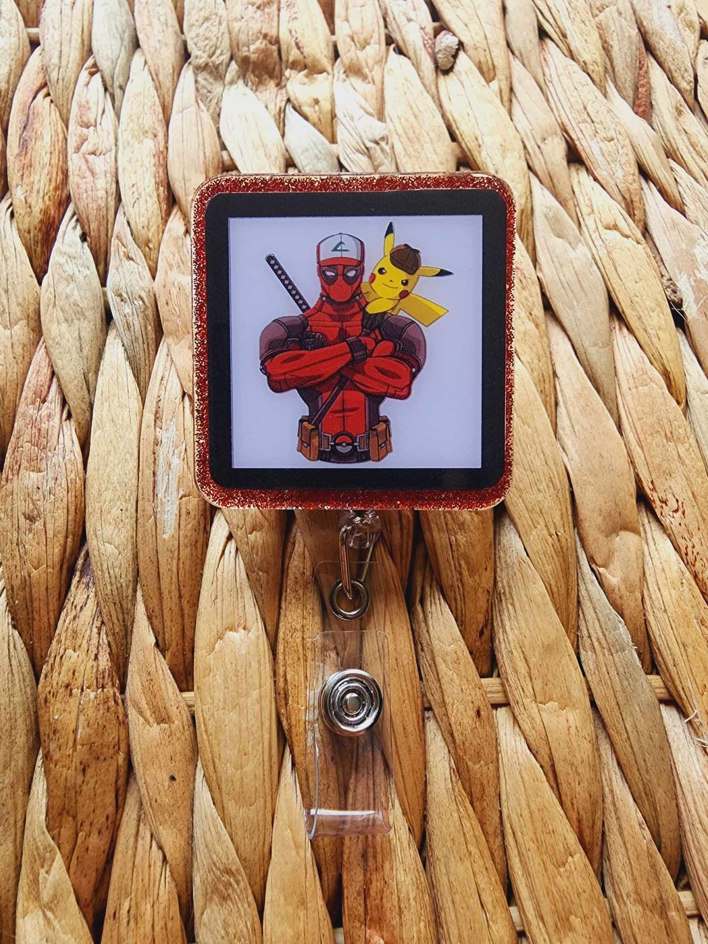 Pika & Pool Duo Badge Reel