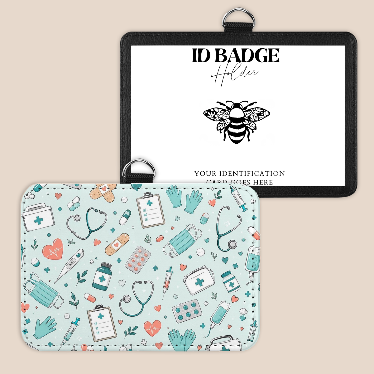 Mint To Care Badge Holder