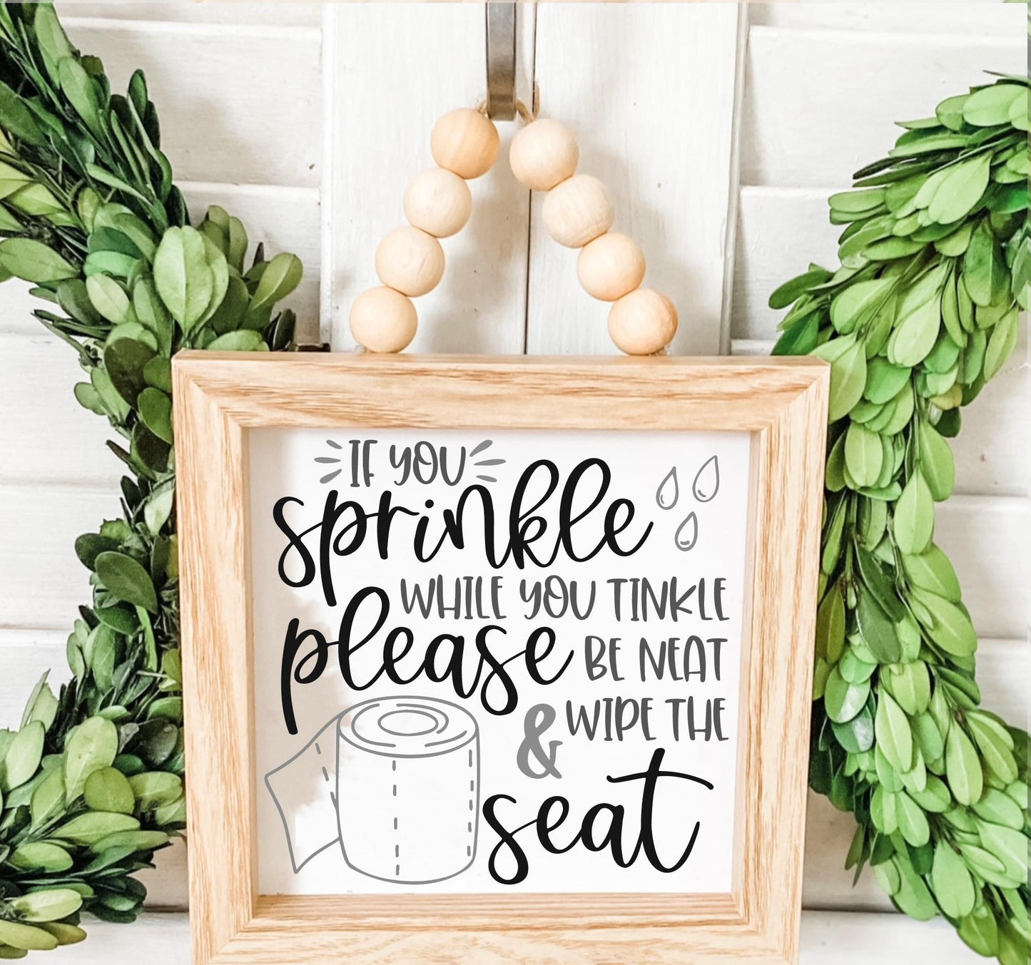 If You Sprinkle When You Tinkle, Please Be Neat & Wipe The Seat