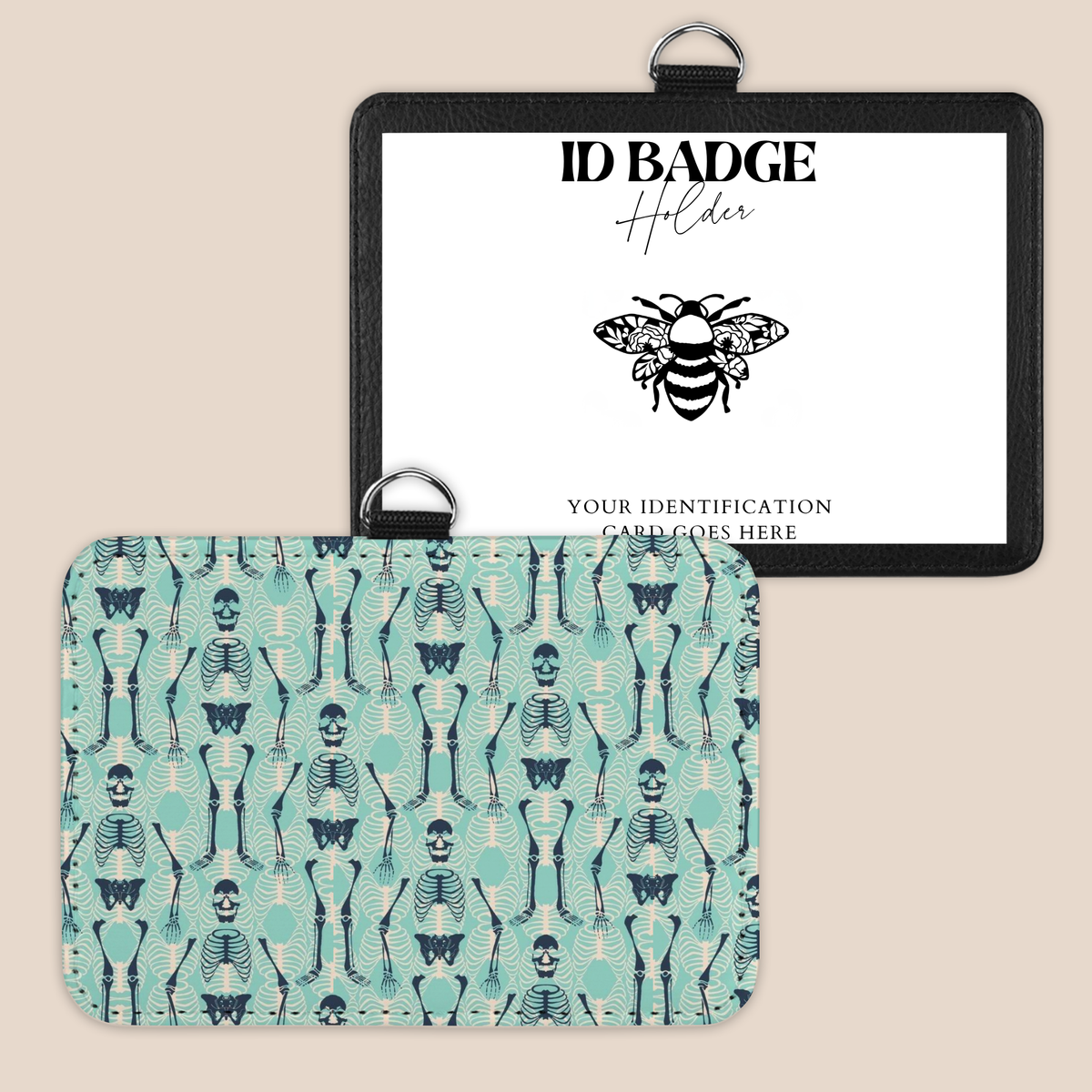 Rad To The Bone Badge Holder