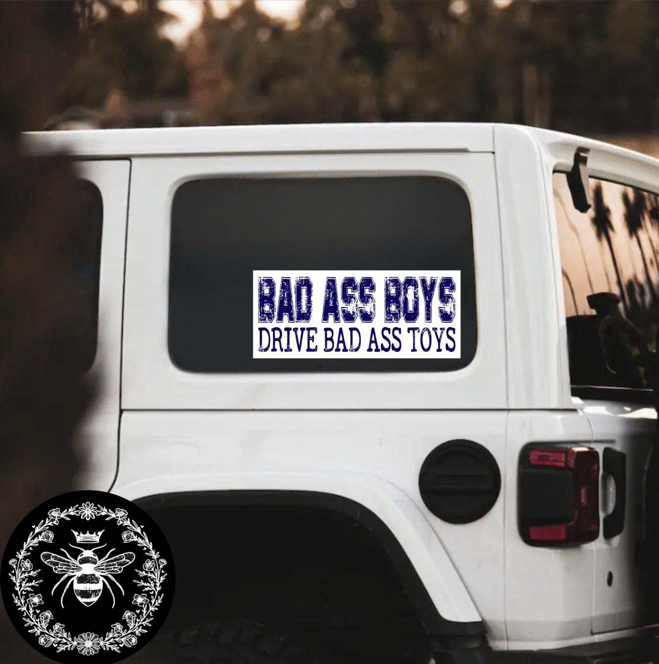 "Dark Blue Bad Boys" Decal