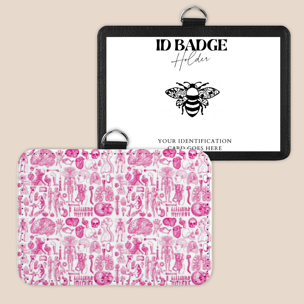 Anatomy In Bloom Badge Holder