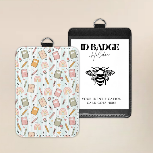 Little Rainbows, Big Dream Badge Holder