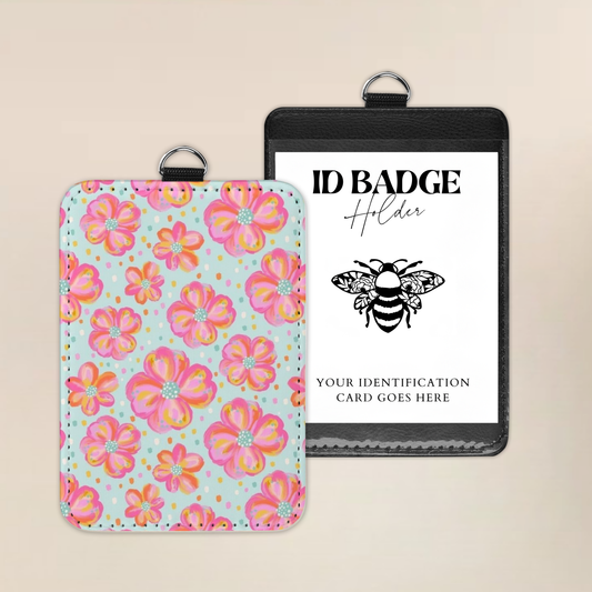 Sweet Petal Badge Holder