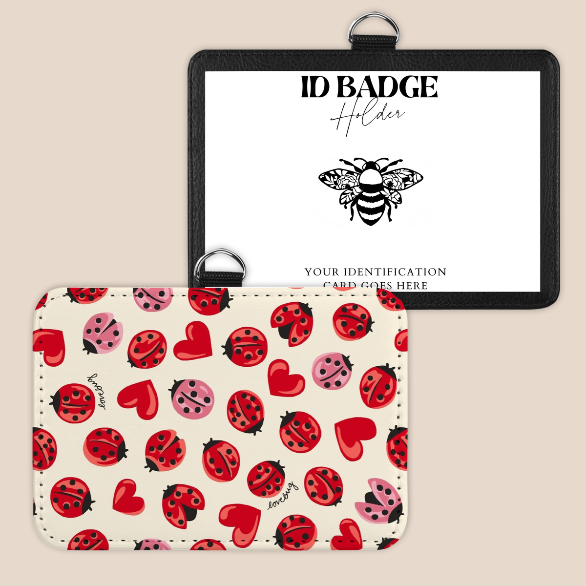 Lady Lovebug Badge Holder