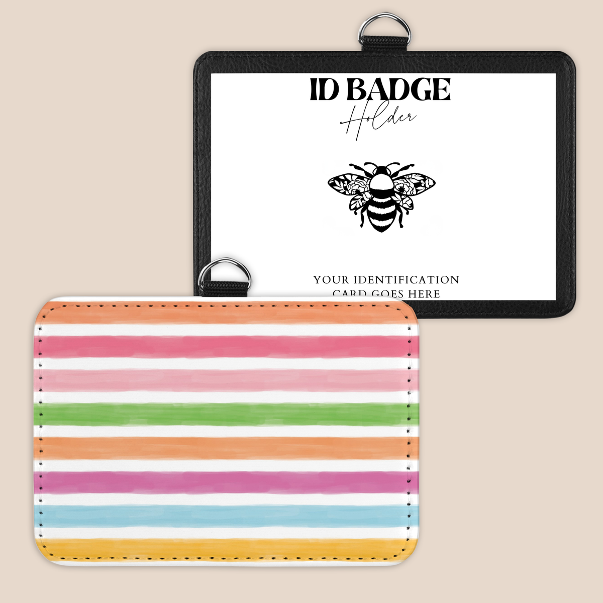 Color Me Groovy Badge Holder