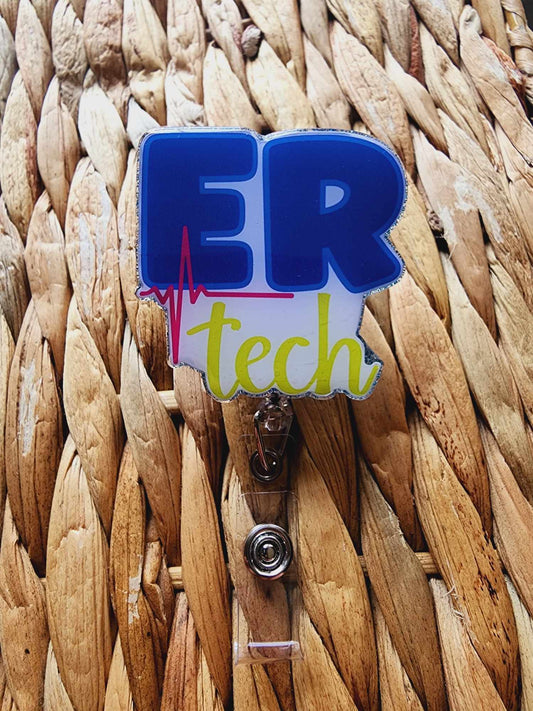 ER Emergency Tech Badge Reel