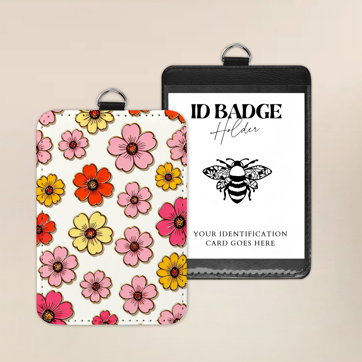 Groovy Garden Badge Holder