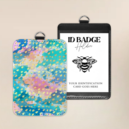 Dreamy Dots Badge Holder