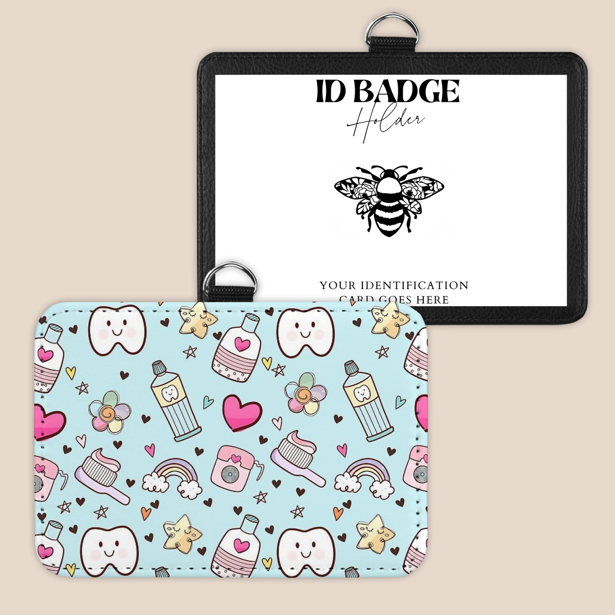 Sparkle & Smile Badge Holder