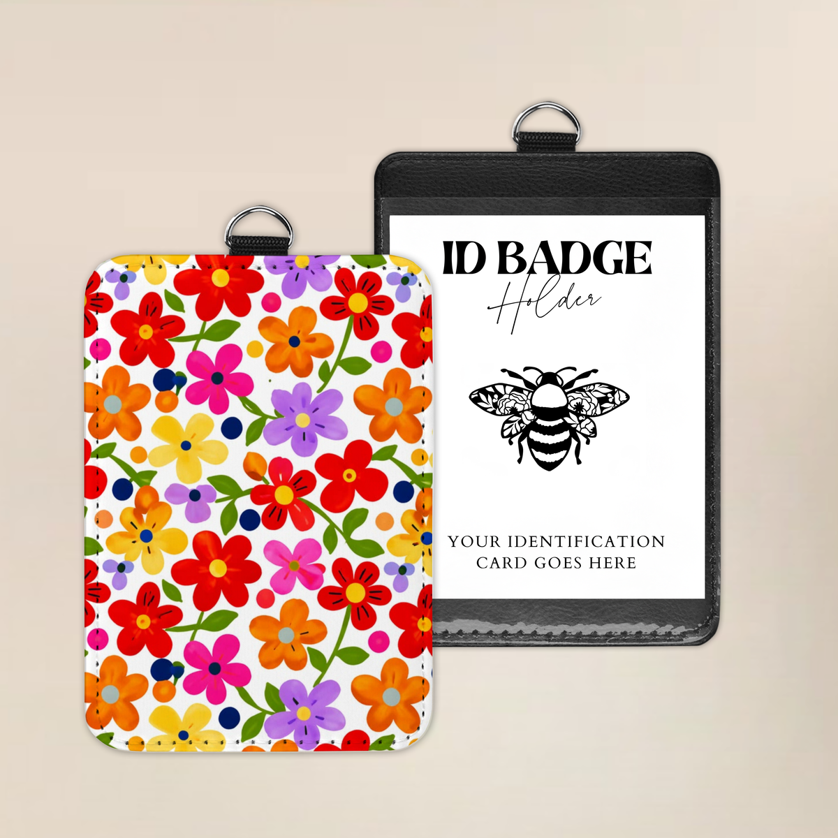 Petal Party Badge Holder