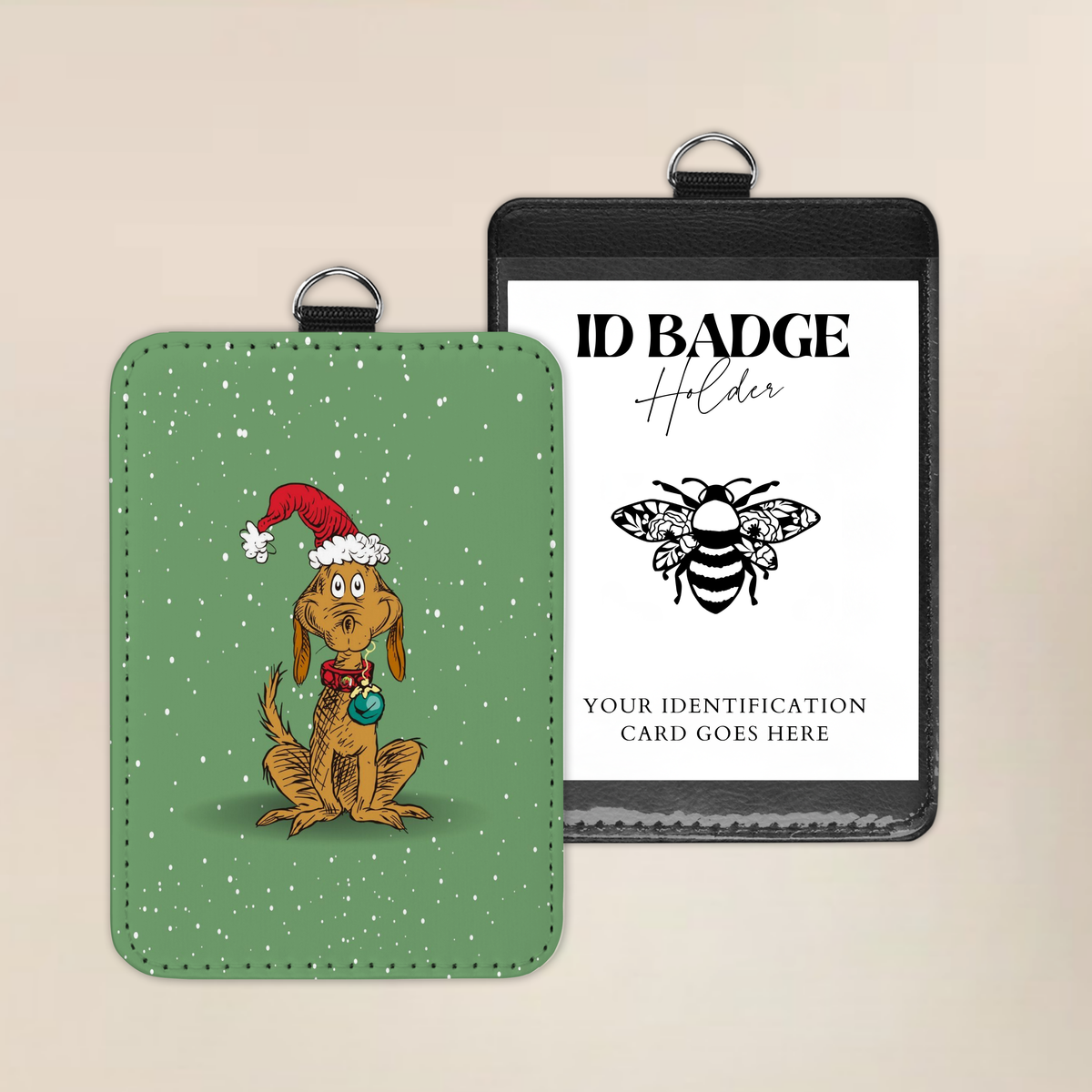 Max's Winter Wonderland Badge Holder