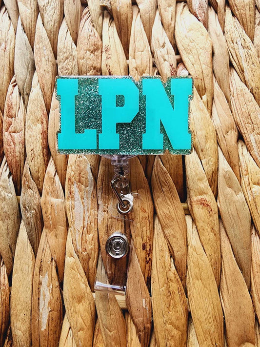 LPN Initials Badge Reel