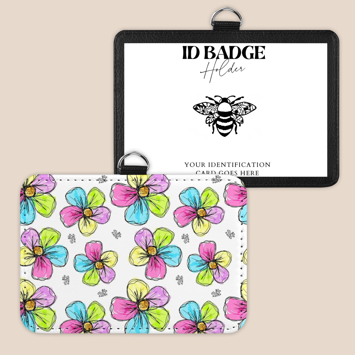 Daisy Pop Paradise Badge Holder