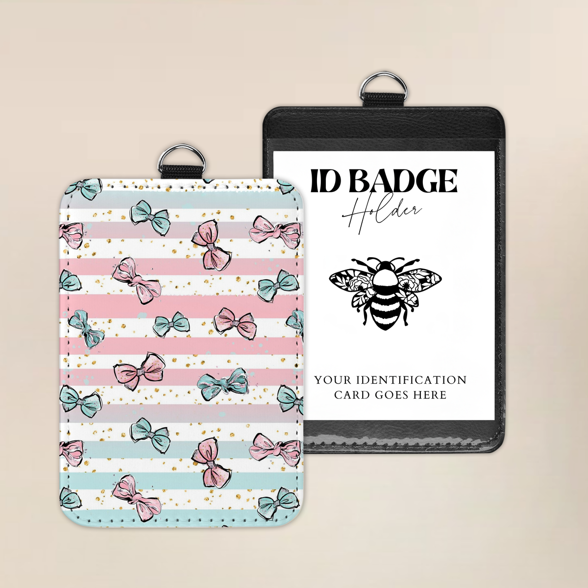 Simply Bowtiful Badge Holder