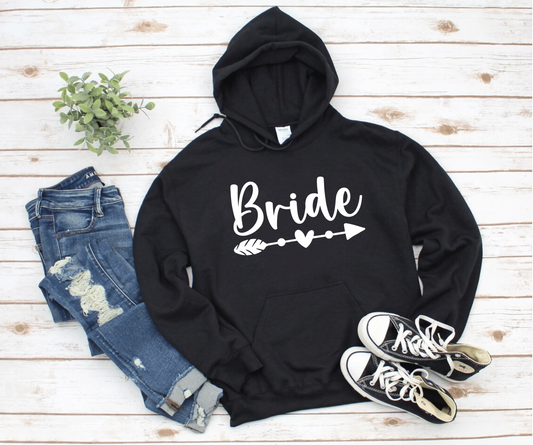 Bride Love Arrow Hoodie