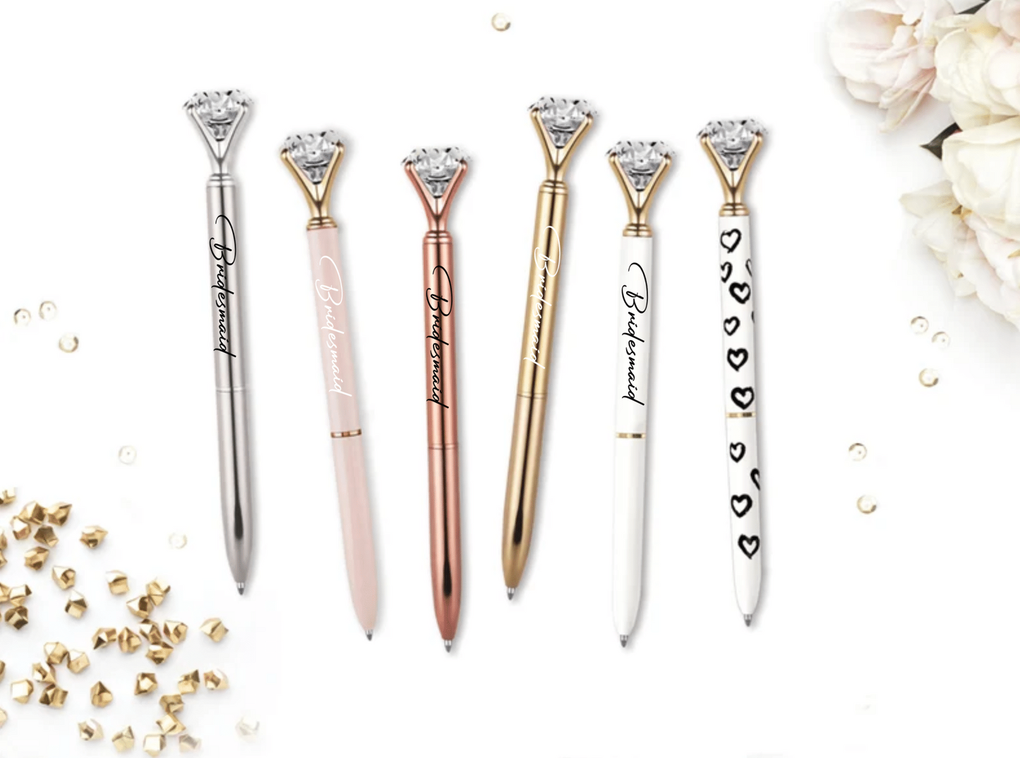 Bridesmaid Diamond Top Pen