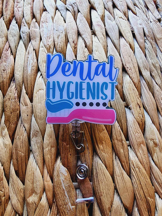 Dental Hygienist Badge Reel