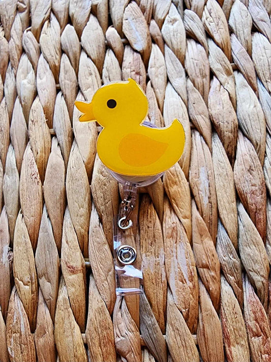 Rubber Ducky Badge Reel