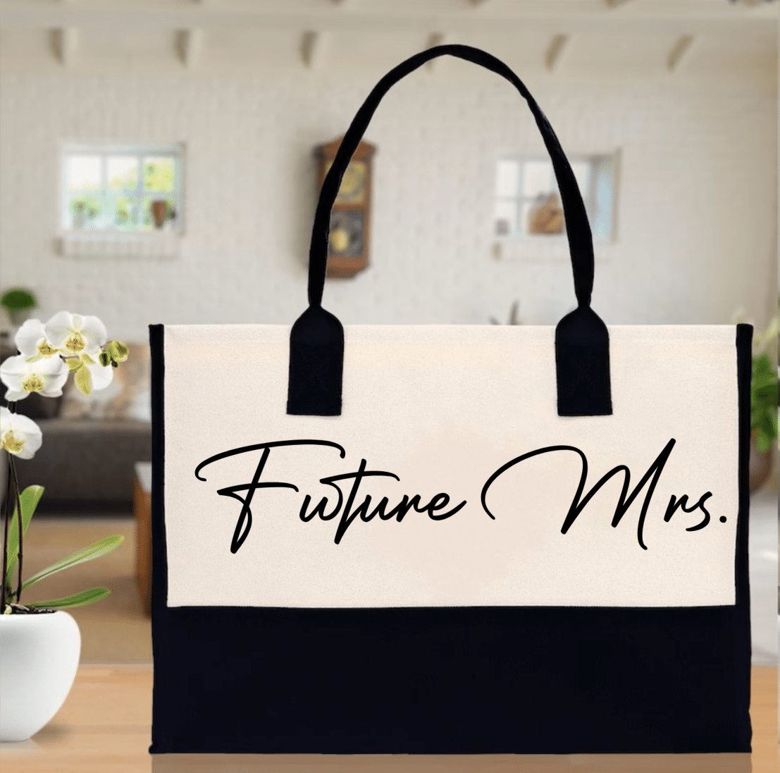 Future Mrs. Canvas Tote Bag