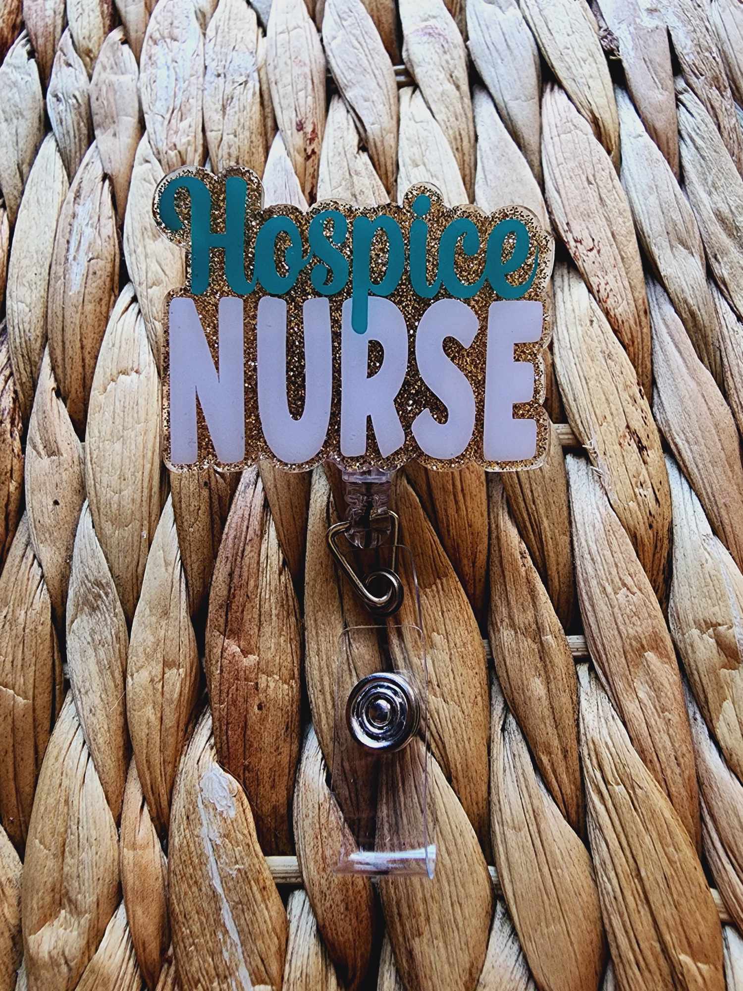 Hospice Nurse Badge Reel – Blissful Bee Creations