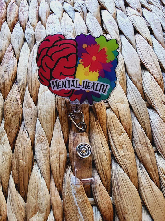 Mental Health Brain Badge Reel