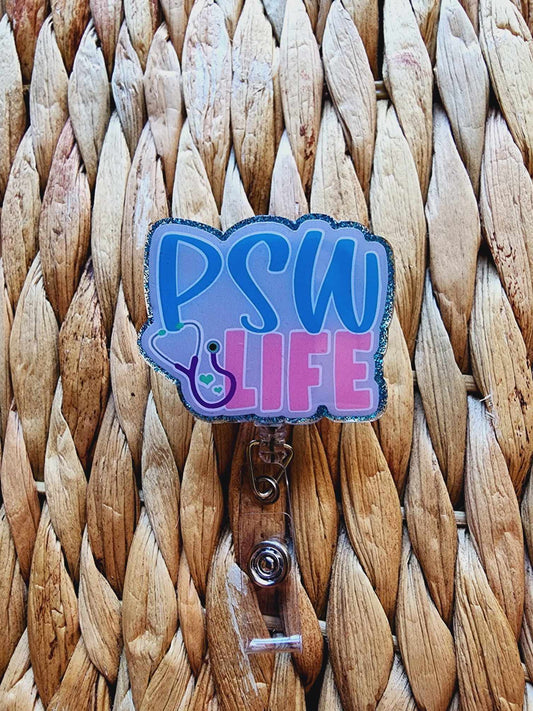 PSW Personal Support Worker Badge Reel